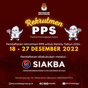 KPU Purbalingga Buka Seleksi Anggota PPS Pemilu 2024! Cek Jadwal, Dokumen Persyaratan, dan Honornya
