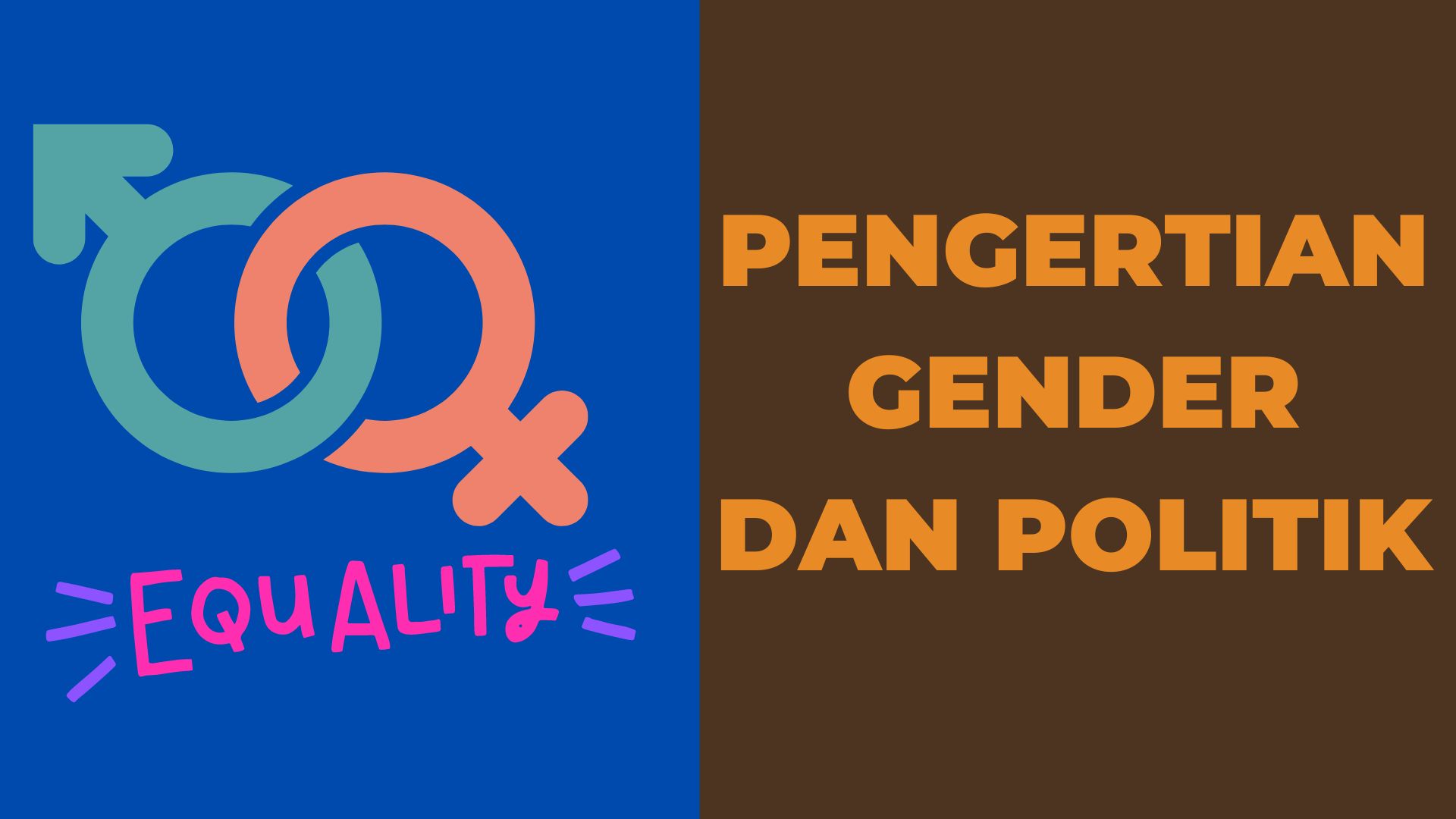 Pengertian Gender Dan Politik